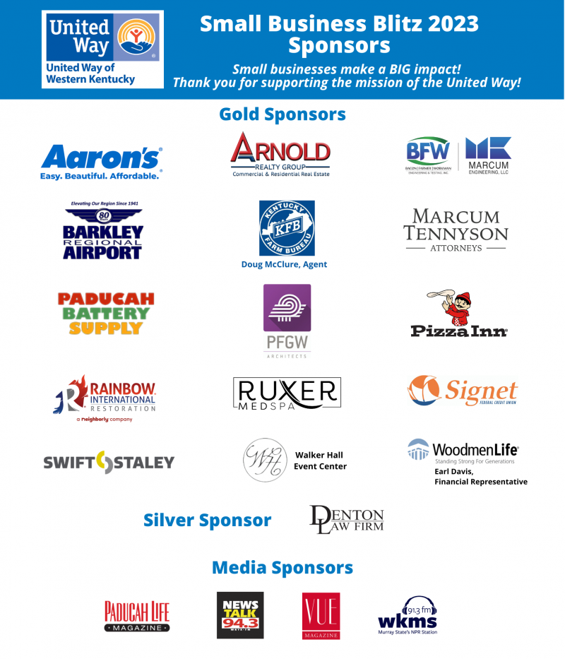 2023 Small Business Blitz Sponsors